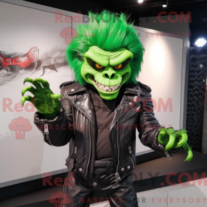 Green Vampire mascot...