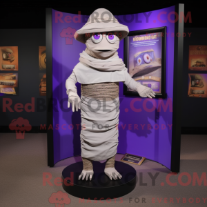 Lavender Mummy mascot...