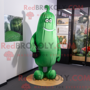 Green Zucchini mascot...