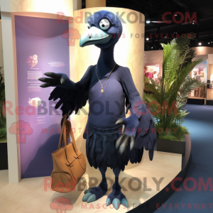 Navy Dodo Bird mascot...