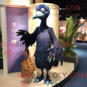 Navy Dodo Bird maskot...