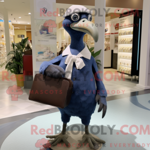 Navy Dodo Bird mascot...
