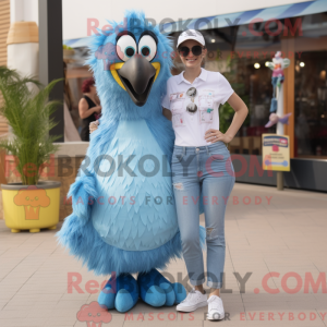 Postava maskota Sky Blue...