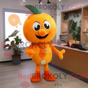 Orange Apricot mascot...