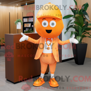 Postava maskota Orange...