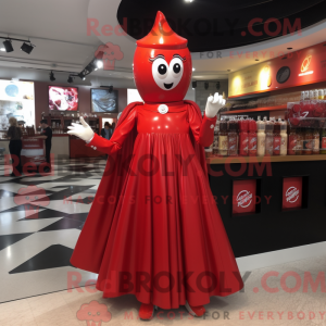 Red Soda Can mascot costume...