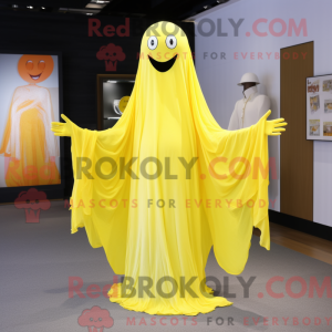 Lemon Yellow Ghost mascot...