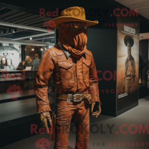 Postava maskota Rust Cowboy...