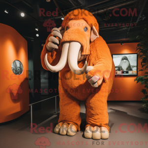 Orange Mammoth mascot...