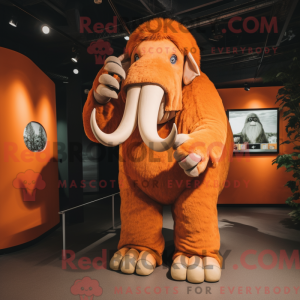 Orange Mammoth maskot...