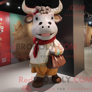 Stier mascotte kostuum...