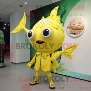 Lemon Yellow Tuna mascot...