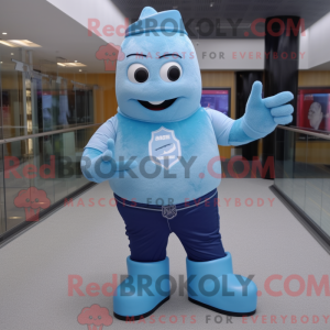 Blue Ice maskot kostyme...