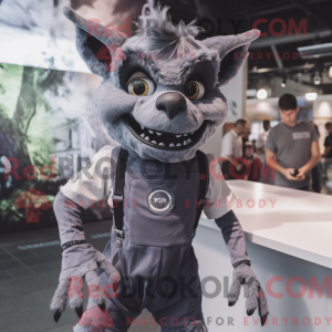 Gray Gargoyle mascot...