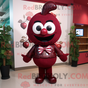 Maroon Cherry maskot...