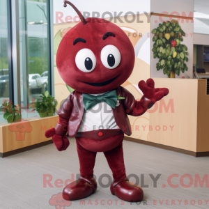 Maroon Cherry maskot...