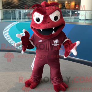 Maroon Barracuda maskot...