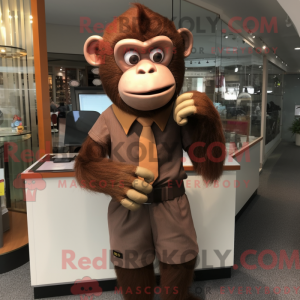 Brun Monkey maskot...