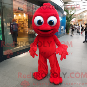 Red Betta Fish mascot...