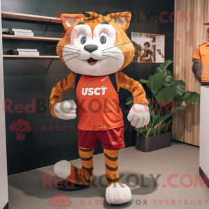 Rust Cat mascottekostuum...