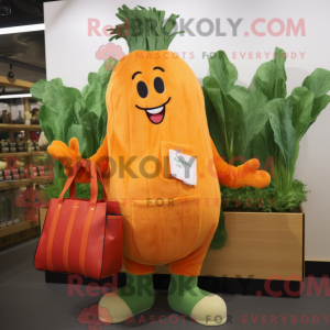 Oransje selleri maskot...