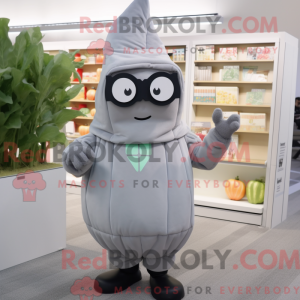 Gray Beet mascot costume...