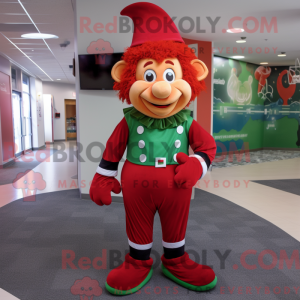 Red Leprechaun mascot...