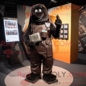 Black Chocolate Bar maskot...