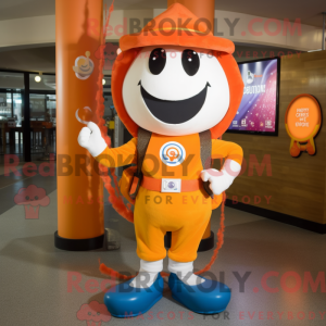 Orange Horseshoe maskot...