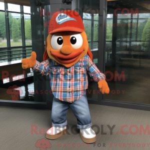 Rust Tuna mascot costume...