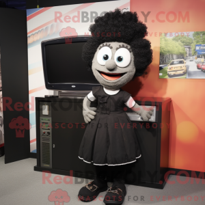 Black Television mascot...