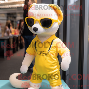 Lemon Yellow Weasel mascot...