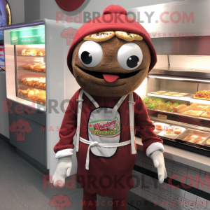 Burgers mascot costume...