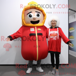 Burgers mascottekostuum...