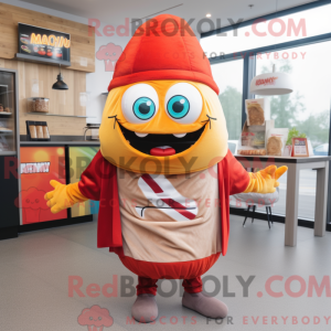 Burgers mascot costume...