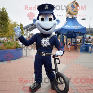 Navy Unicyclist maskot...