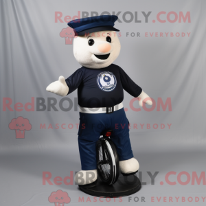 Navy Unicyclist mascot...