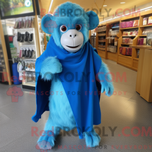 Blue Capuchin Monkey mascot...