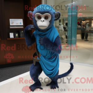 Blue Capuchin Monkey mascot...