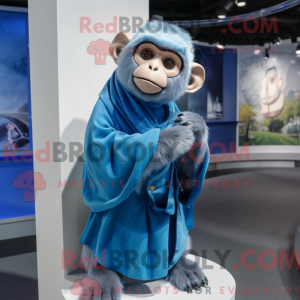 Blue Capuchin Monkey mascot...