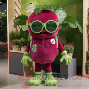 Olive Bringebær maskot...