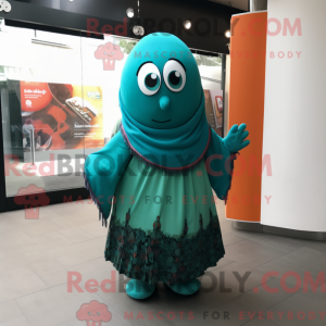 Disfraz de mascota Teal...
