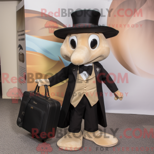 Tan Ray mascottekostuum...