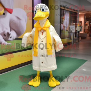 Yellow Swans mascot costume...