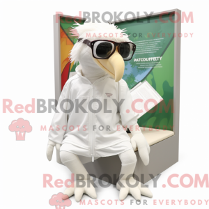 Hvid Archaeopteryx maskot...