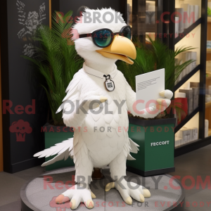 Personaggio mascotte bianco...