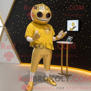 Gold Stingray mascot...