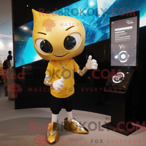 Gold Stingray mascot...