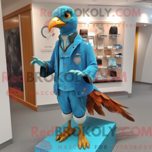 Cyan Pheasant mascot...