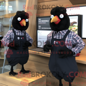 Black Hens maskotdraktfigur...